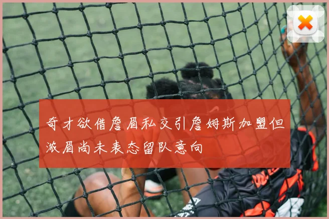 奇才欲借詹眉私交引詹姆斯加盟但浓眉尚未表态留队意向
